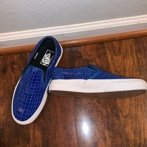 Blue Slip ON Vans